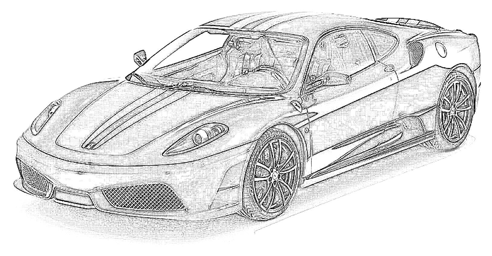 Ferrari Para Dibujar A Lapiz Dibujos De Carros Para Imprimir Y Colorear 231318 The Best Porn 4749