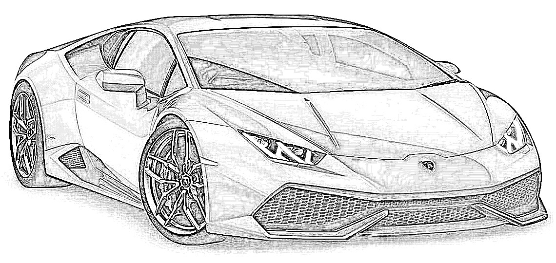 Как нарисовать lamborghini huracan