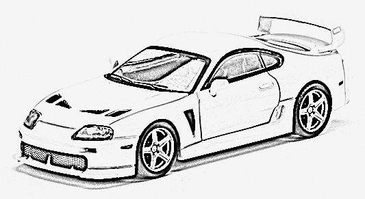 dibujo del coche