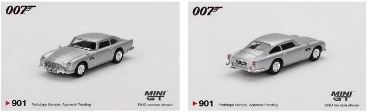 Aston Martin DB5 Thunderball - version calle (1965) MiniGT MGT00901-007-S 1/64 