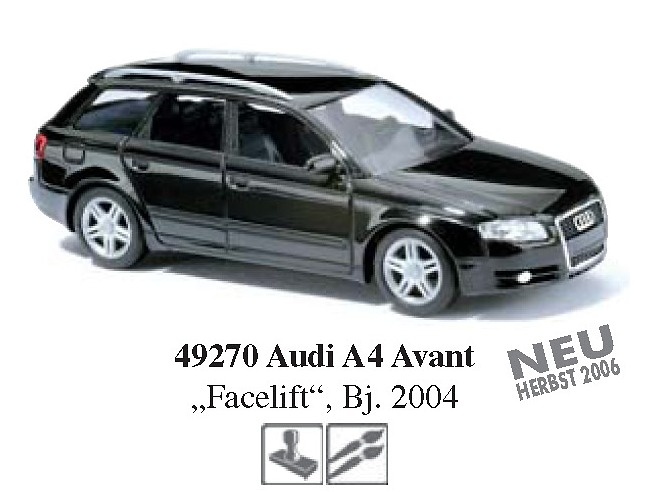 Audi A4 Avant (2004) Facelift Busch 49270 1/87