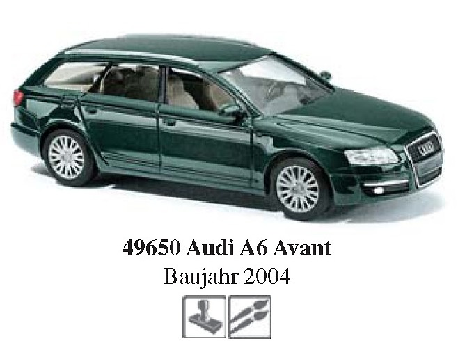 Audi A6 Avant (2004) Busch 1/87 - Menú