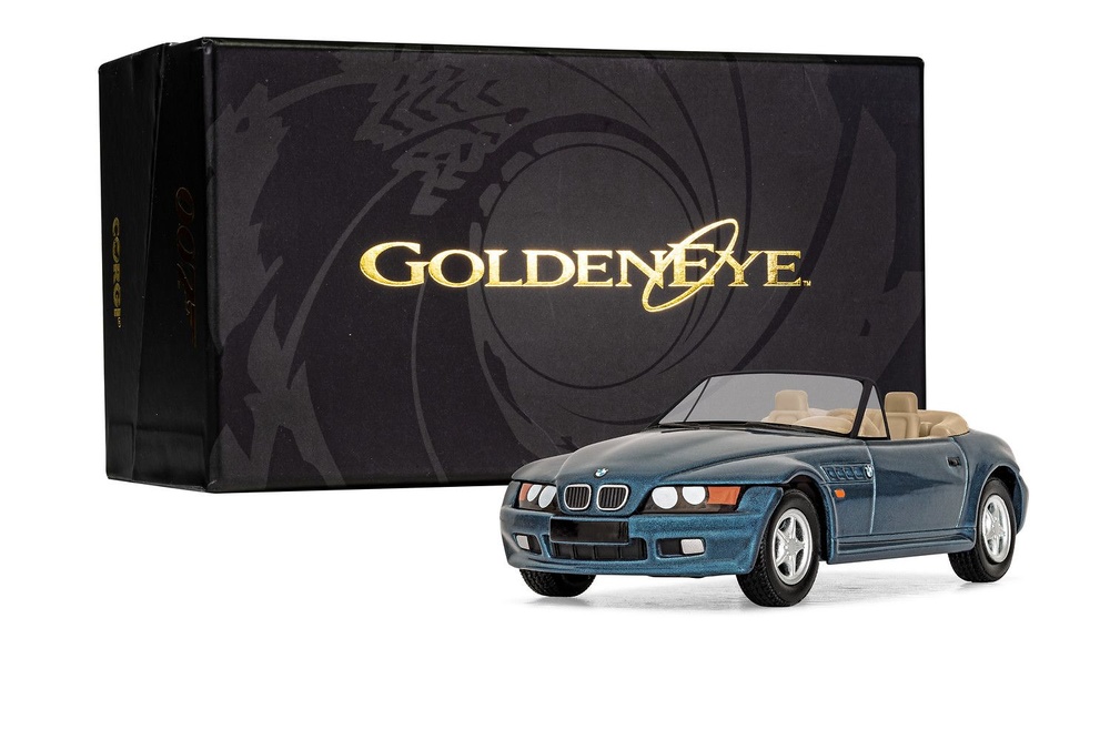 Miniartura BMW Z3 - pelicula James Bond - Goldeneye Corgi CC04905 escala 1/36 