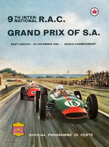 Poster del GP. F1 de Sudáfrica de 1962 