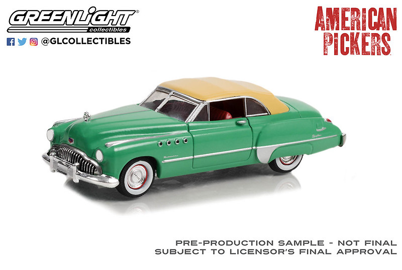 Buick Roadmaster Convertible (1949) American Pickers (2010-Current TV Series) Greenlight 44970D 1/64 