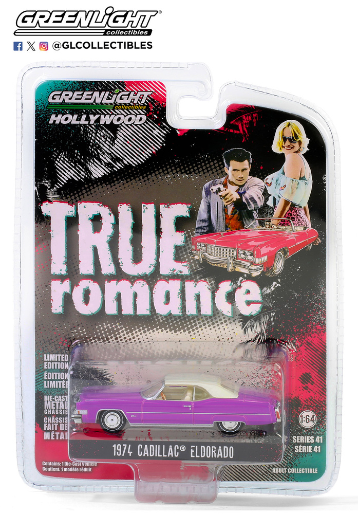 Cadillac Eldorado Convertible - Amor a Quemarropa (1993) Greenlight 1/64 62020B 