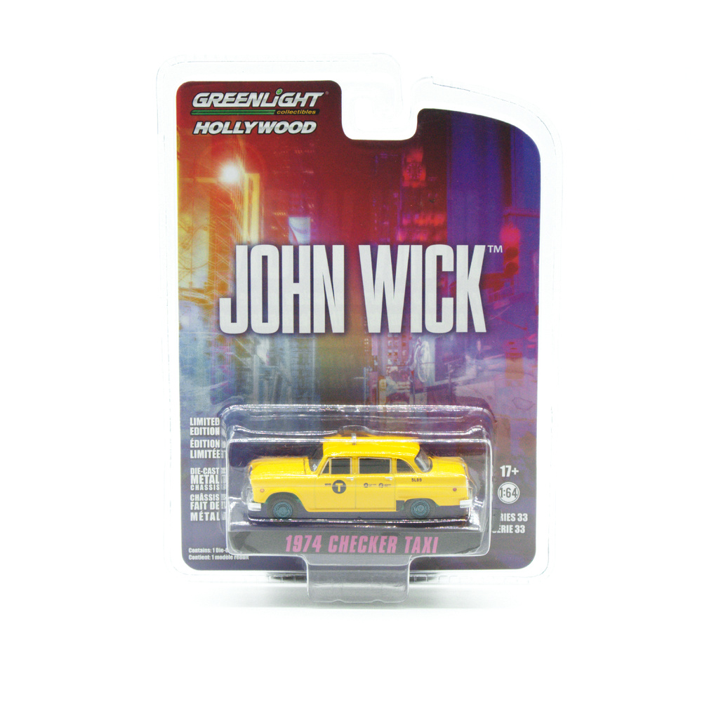 Checker Motors Marathon A11 (1974) - John Wick: Chapter 3 - Parabellum (2019) Greenmachine 1/64 