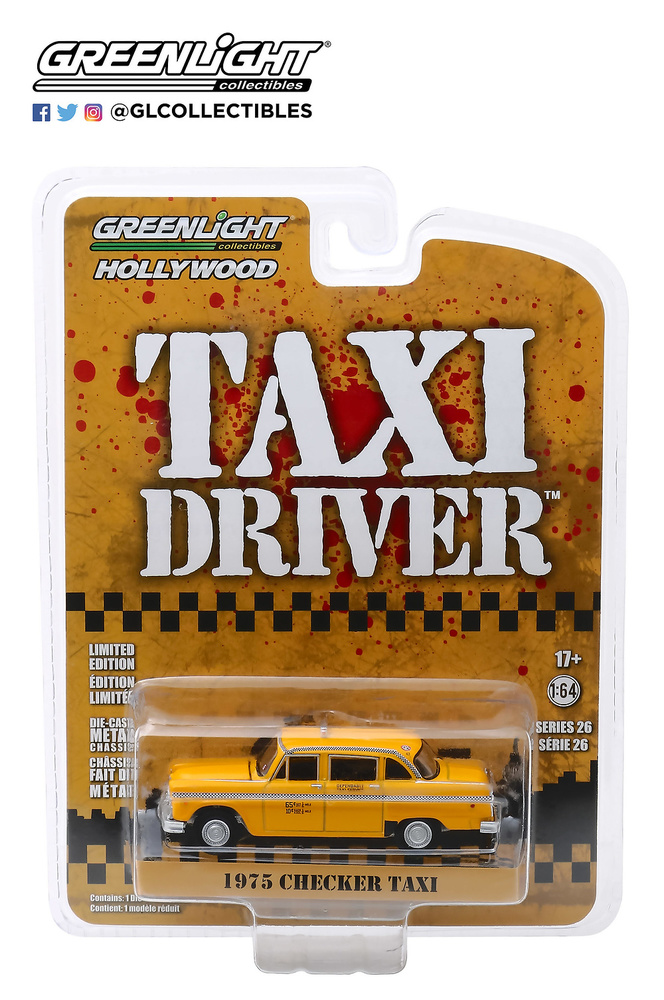 Checker Taxicab - Travis Bickle's (Taxi Driver) 1976 Greenlight 44608B 1/64 