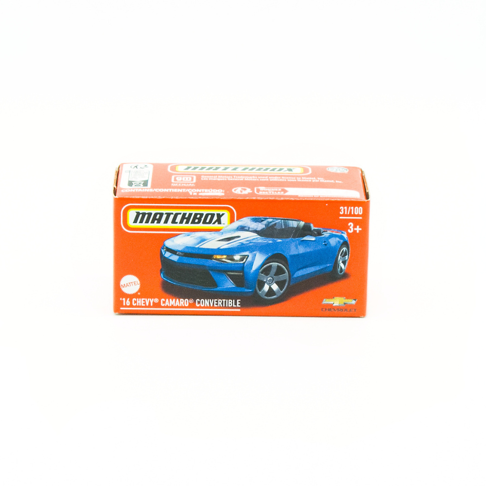 Chevrolet Camaro Convertible - Chevy 16 (2017) Matchbox HVR28 1/64 