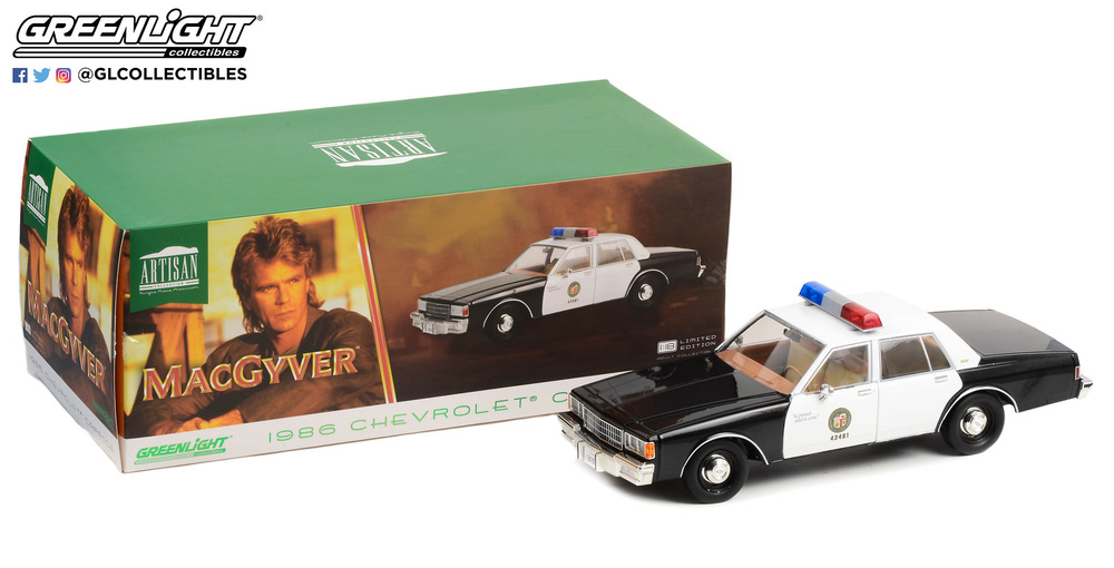 Chevrolet Caprice - MacGyver (LAPD) 1986 Greenlight 1/18 