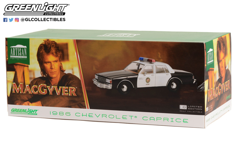 Chevrolet Caprice - MacGyver (LAPD) 1986 Greenlight 1/18 