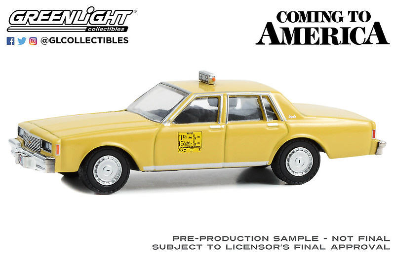 Chevrolet Impala Taxi - Coming to America (1988) Greenlight 44990C 1/64 