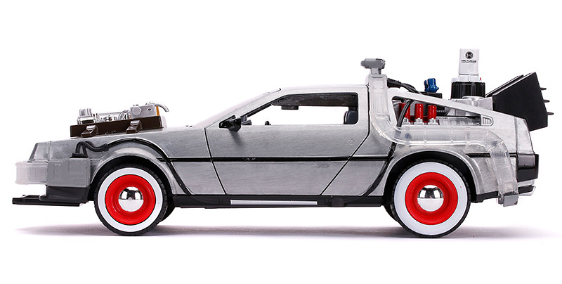 De Lorean Time Machine con luces - Regreso al Futuro III Jada Toys 32166 1/24 