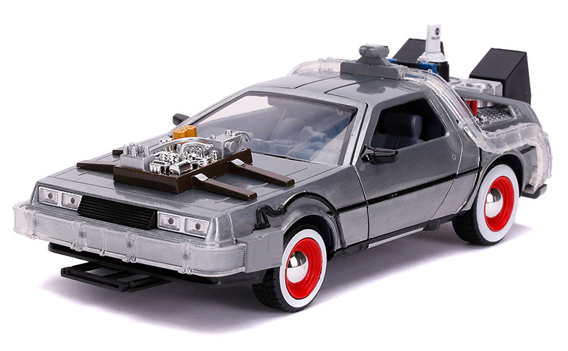 De Lorean Time Machine con luces - Regreso al Futuro III Jada Toys 32166 1/24 