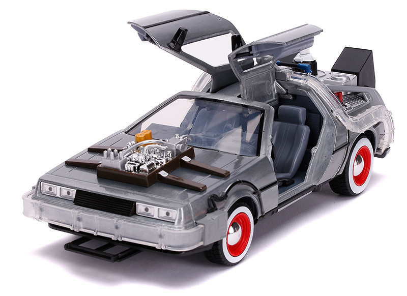 De Lorean Time Machine con luces - Regreso al Futuro III Jada Toys 32166 1/24 