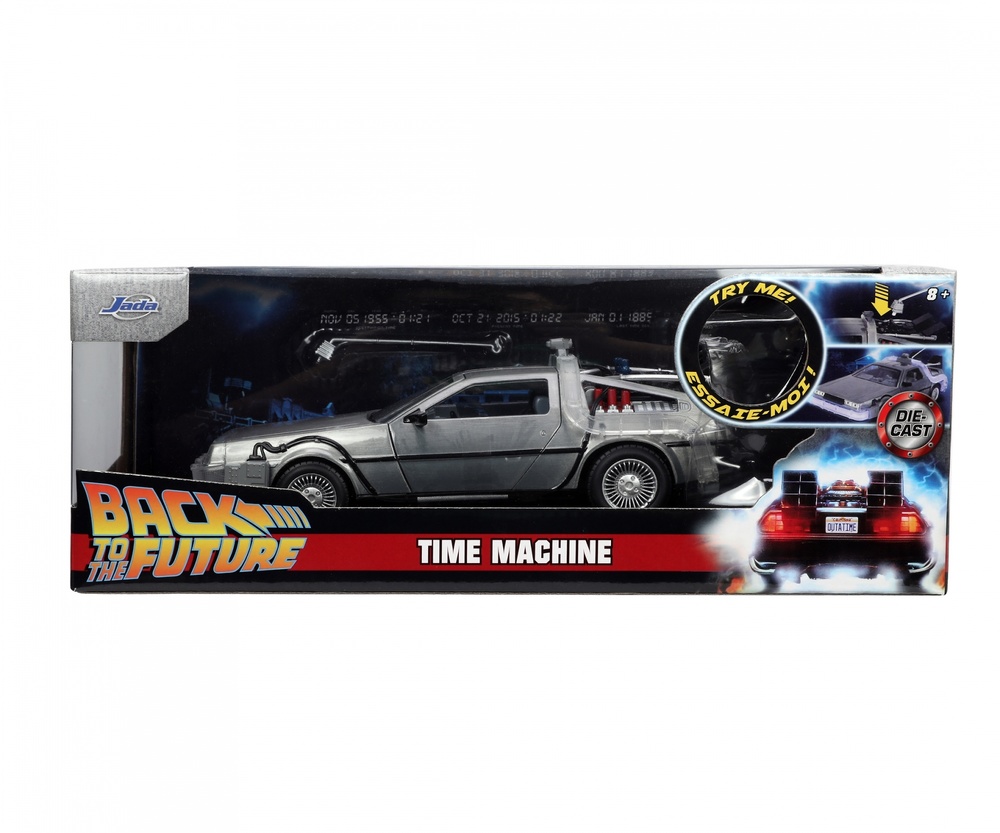 De Lorean Time Machine con luces - Regreso al Futuro - con luces (1985) Jada Toys 32911 1/24 