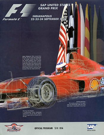 Poster GP. F1 Indianapolis 2000 