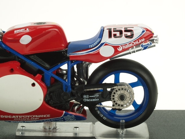 Ducati 996R nº 155 Ben Bostrom (2001) Altaya 702861 1/24 