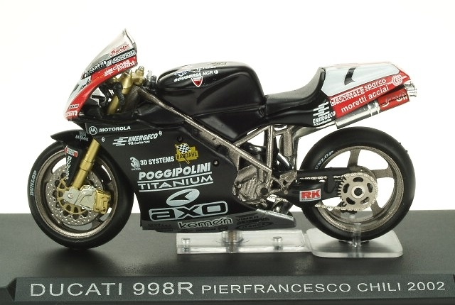 Ducati 998R nº 7 Pierfrancesco Chili (2002) Altaya 702595 1/24 