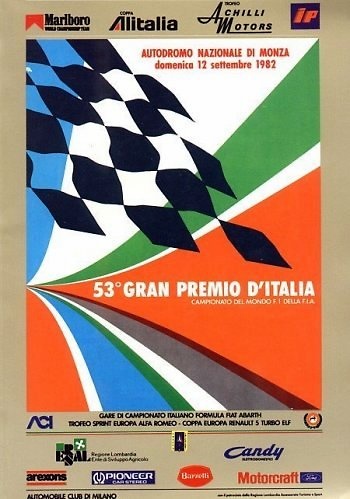 Poster del GP. Italia de 1982 