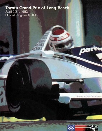 Poster del GP. F1 de Long Beach de 1982 