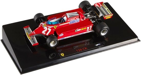 Ferrari 126 CK nº 27 Gilles Villeneuve (1981) Hot Wheels P9945 1/43 