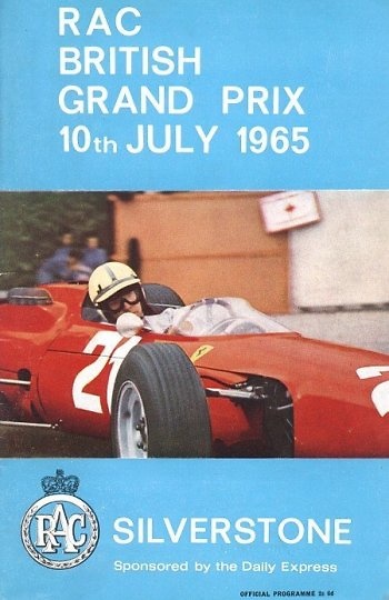 Poster del GP. F1 de Silverstone de 1965 