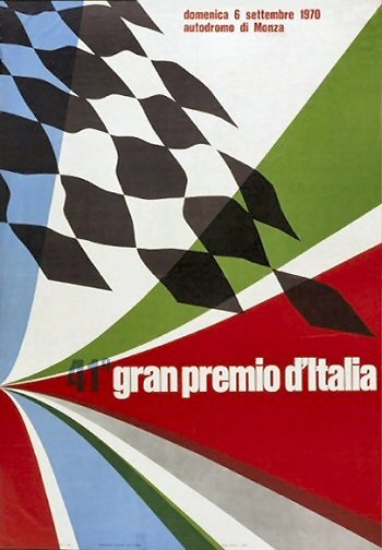 Poster del GP. F1 de Italia de 1970 