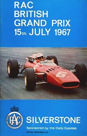 Poster del GP. de Gran Bretaña de 1967 