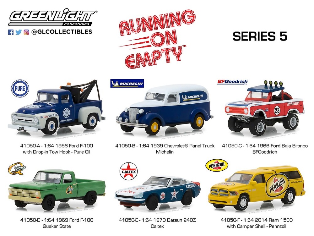 Running on Empty Series 5 (2019) Greenlight 41050 1/64 