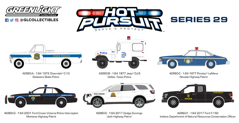 Hot Pursuit Serie 29 (2018) Greenlight 42860 1/64 