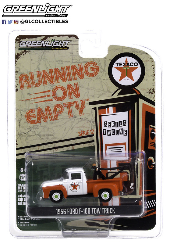 Ford F-100 Tow Truck - Texaco Filling Station (1956) Greenlight 41120B 1/64 