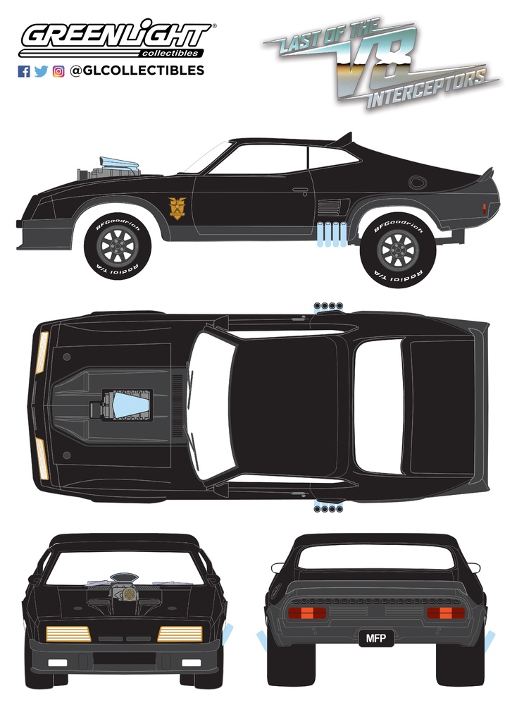 Ford Falcon XB Last of the V8 Interceptors (1973) Greenlight 86522 ...