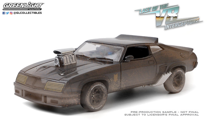 Ford Falcon XB - pelicula El último interceptor V8 - versión desgastada (1973) Greenlight 84052 escala 1/24 