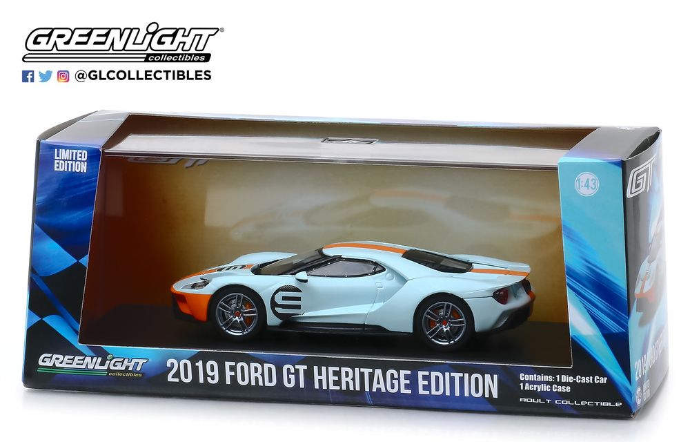 Ford GT Heritage nº 9 (2019) Greenlight 86159 1/43 