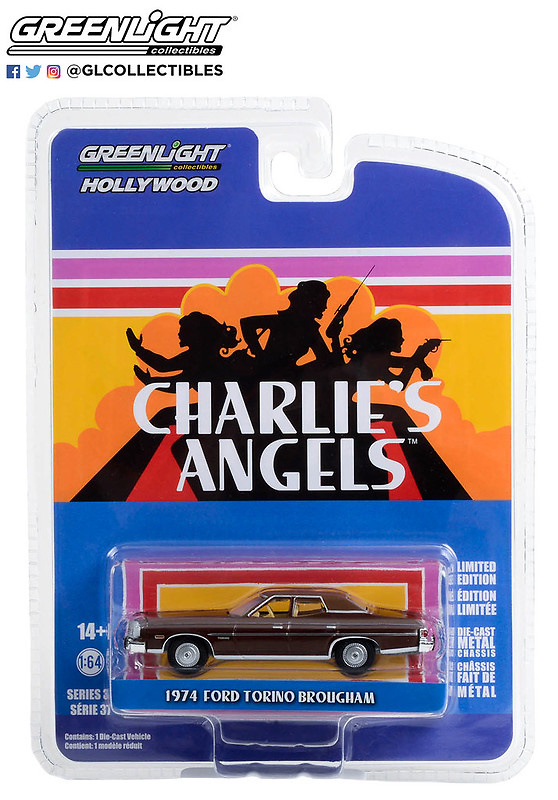 Ford Gran Torino Brougham (1974) Angeles de Charlie (1976-81 TV Series) Greenlight 44970A 1/64 