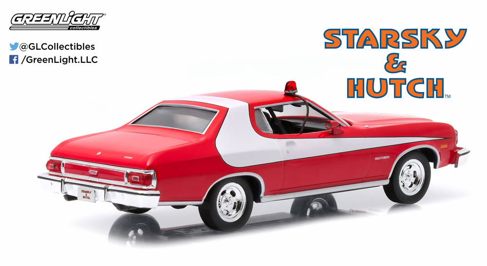 Ford Gran Torino serie tv Starsky & Hutch (1976) Greenlight escala 1/43 