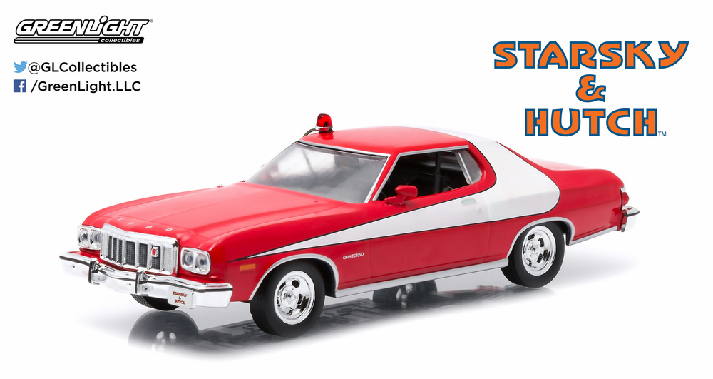 Ford Gran Torino serie tv Starsky & Hutch (1976) Greenlight escala 1/43 