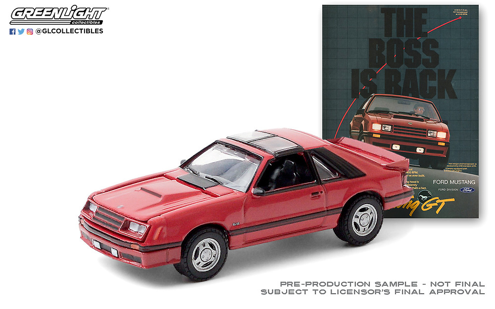 Ford Mustang GT (1982) Greenlight 39050E 1/64 