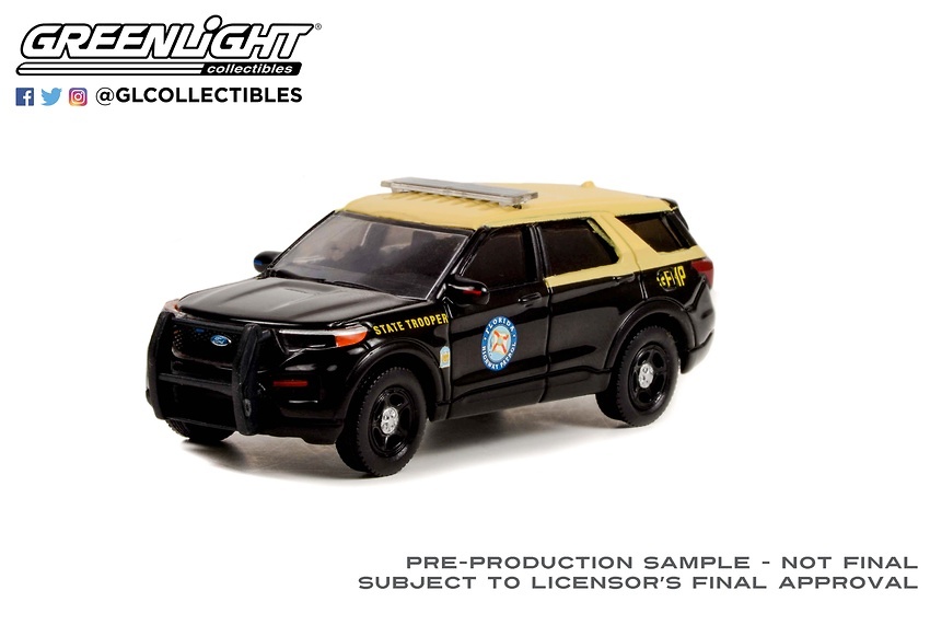 Ford Police Interceptor Utility - Patrulla Estatal de carreteras de Florida (2021) Greenlight 42990F 1/64 