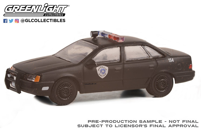 Ford Taurus LX - RoboCop 35th Anniversary Detroit (1986) Greenlight 28120D escala 1/64 