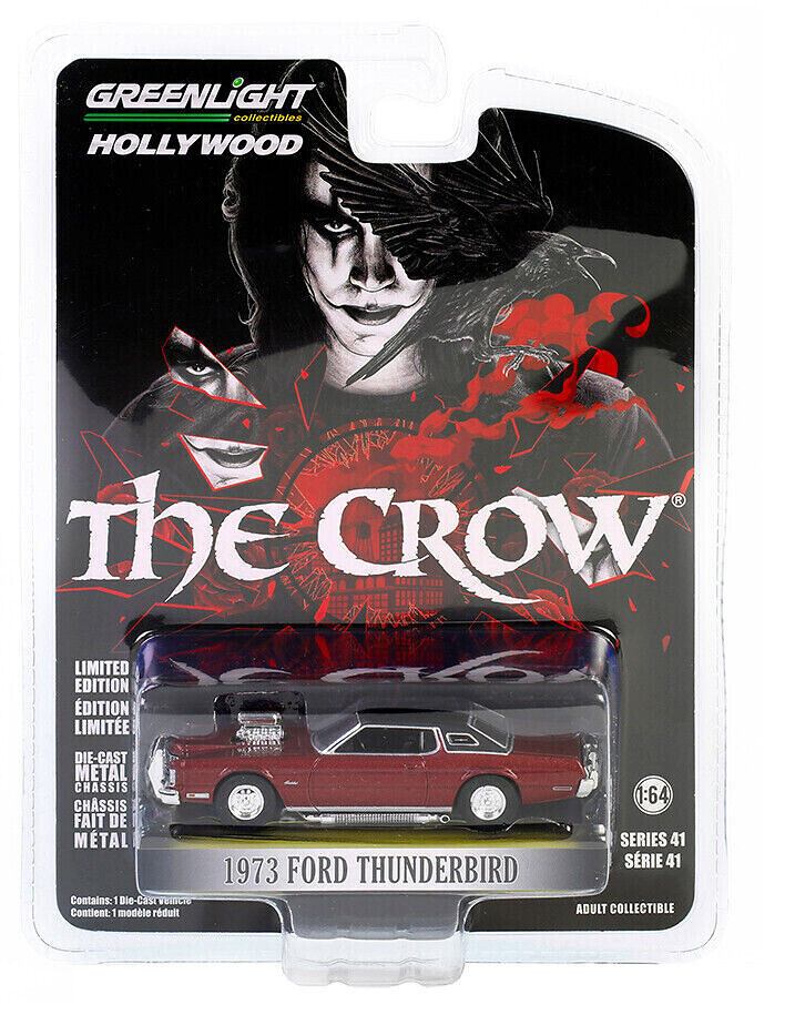 Ford Thunderbird con Sobrealimentador Pelicula El Cuervo Greenlight 1/64 62020D 