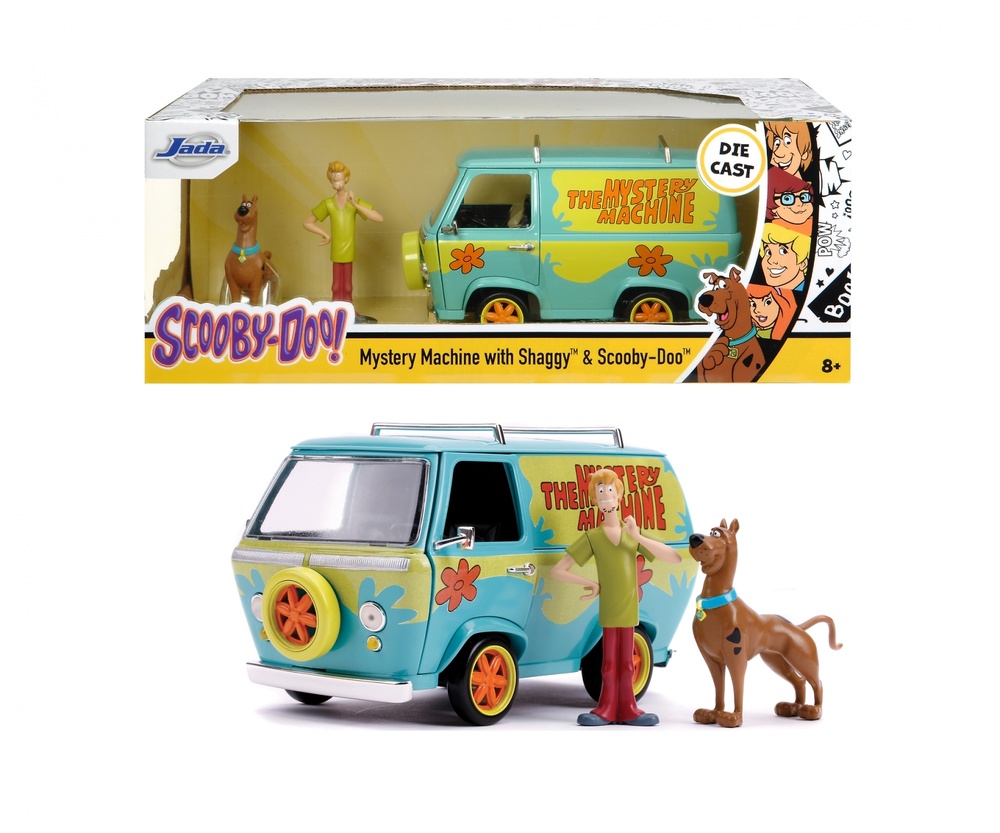 Furgoneta del Misterio Scooby Doo con 2 figuras Jada Toys 31720 1/24 