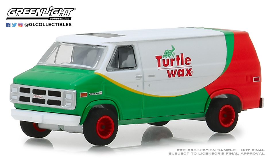 35120-E 1:64 Blue Collar Collection Series 5 - 1983 GMC Vandura - Turtle Wax 