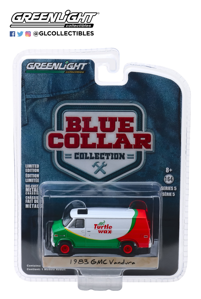 35120-E 1:64 Blue Collar Collection Series 5 - 1983 GMC Vandura - Turtle Wax 