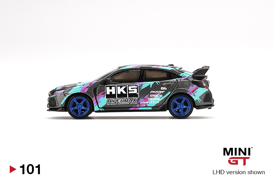 Honda Civic Type R HKS Time Attack (2018) TSM Model MGT00101-L 1/64 