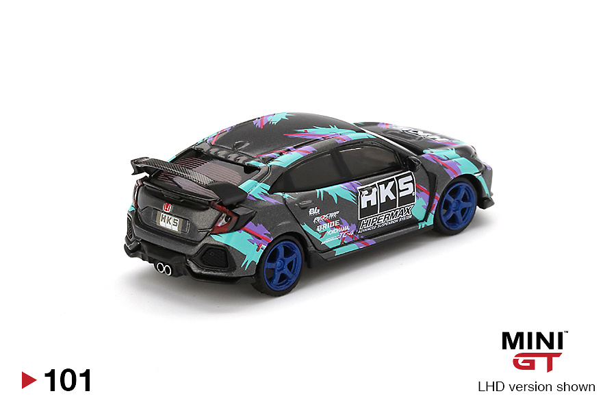 Honda Civic Type R HKS Time Attack (2018) TSM Model MGT00101-L 1/64 