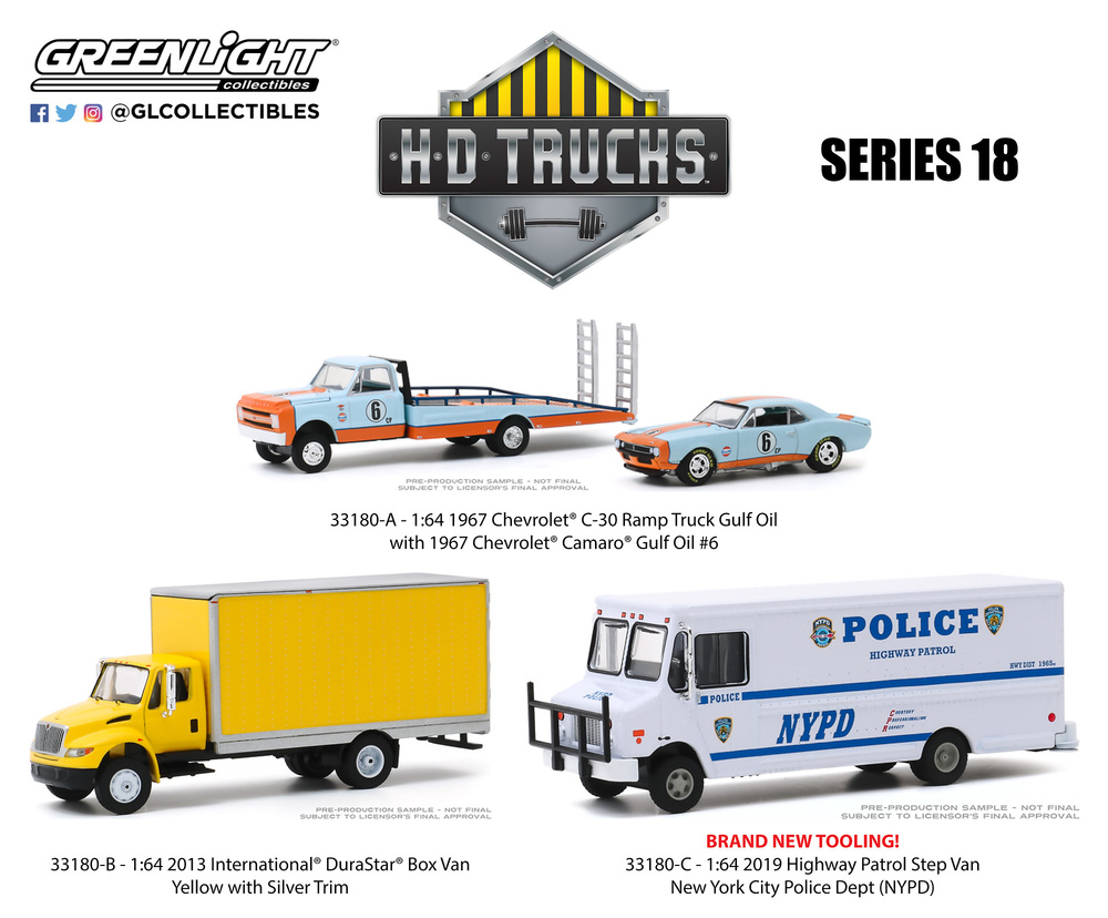 Lote H.D. Trucks Series 18 Greenlight 33180 1/64 