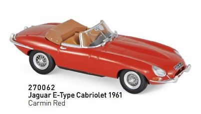 Jaguar E-Type Cabriolet (1961) Norev 270062 1:43 