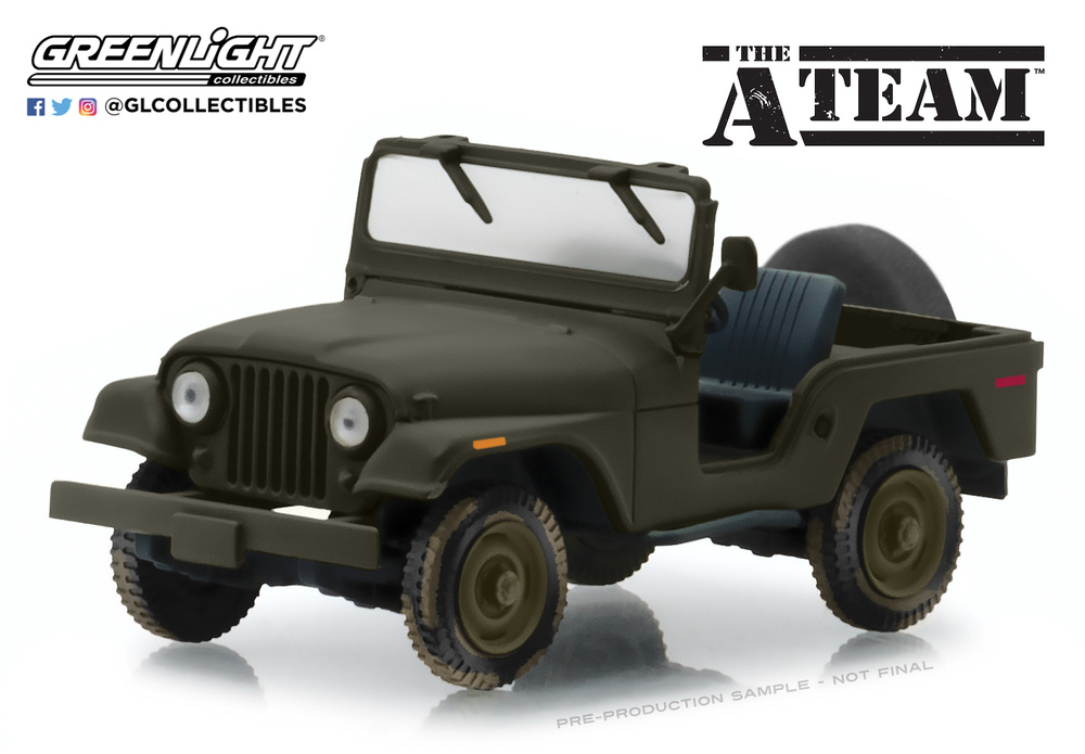 Jeep CJ-5 Serie Tv - El equipo A - (1983) Greenlight escala 1/43 